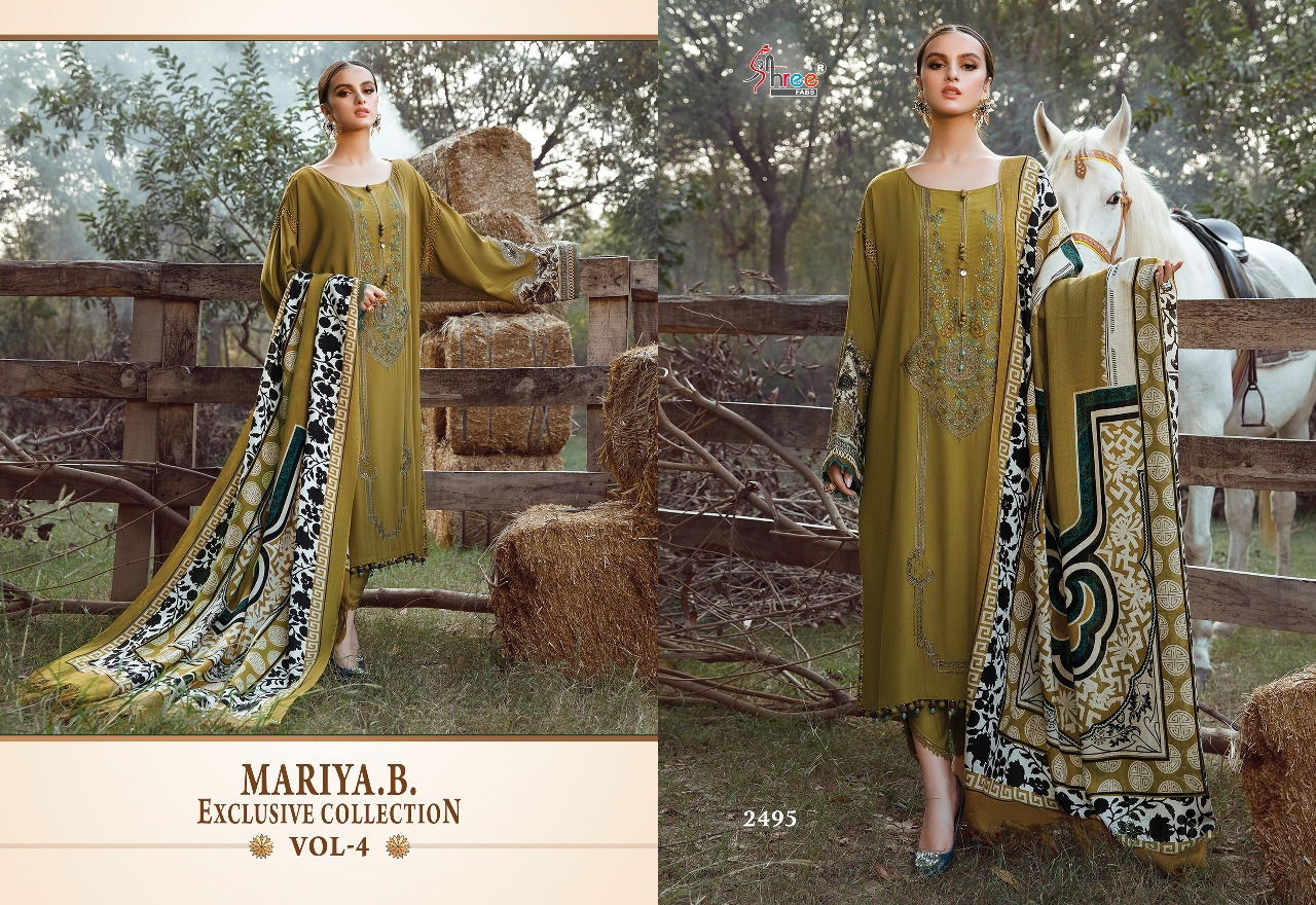 Maria B Exclusive Collection Vol 4 Printed Casual Wear Wholesale Pakistani Salwar Suits